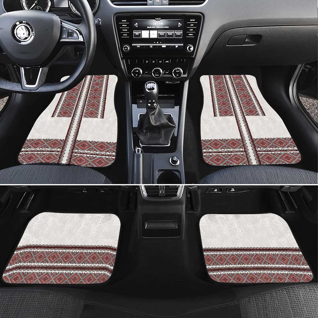 Ukraine Vyshyvanka Day Car Mats Ukrainian Folk Seamless