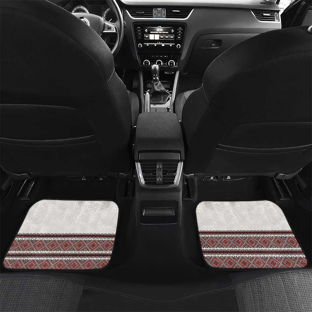 Ukraine Vyshyvanka Day Car Mats Ukrainian Folk Seamless