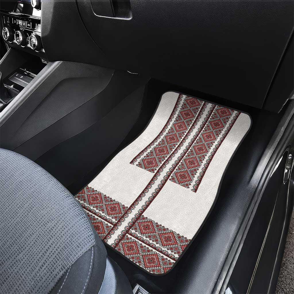 Ukraine Vyshyvanka Day Car Mats Ukrainian Folk Seamless