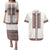 Ukraine Vyshyvanka Day Couples Matching Puletasi and Hawaiian Shirt Ukrainian Folk Seamless