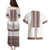 Ukraine Vyshyvanka Day Couples Matching Puletasi and Hawaiian Shirt Ukrainian Folk Seamless