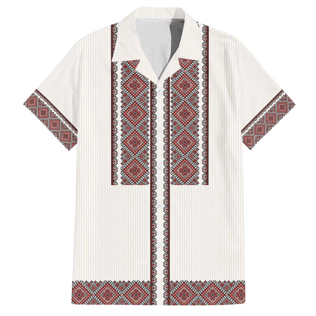 Ukraine Vyshyvanka Day Family Matching Long Sleeve Bodycon Dress and Hawaiian Shirt Ukrainian Folk Seamless