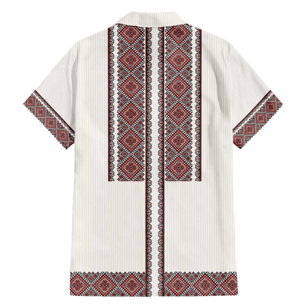 Ukraine Vyshyvanka Day Family Matching Long Sleeve Bodycon Dress and Hawaiian Shirt Ukrainian Folk Seamless