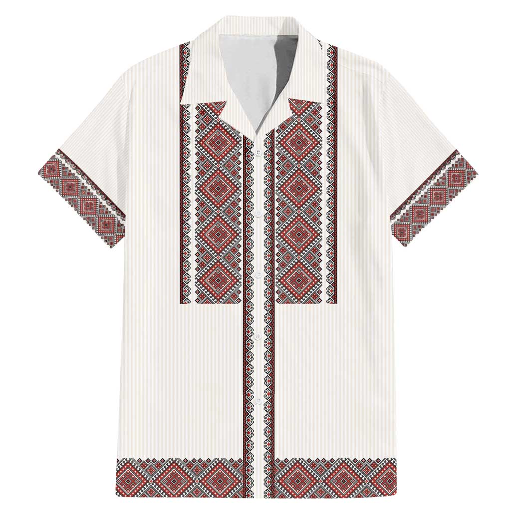 Ukraine Vyshyvanka Day Family Matching Mermaid Dress and Hawaiian Shirt Ukrainian Folk Seamless