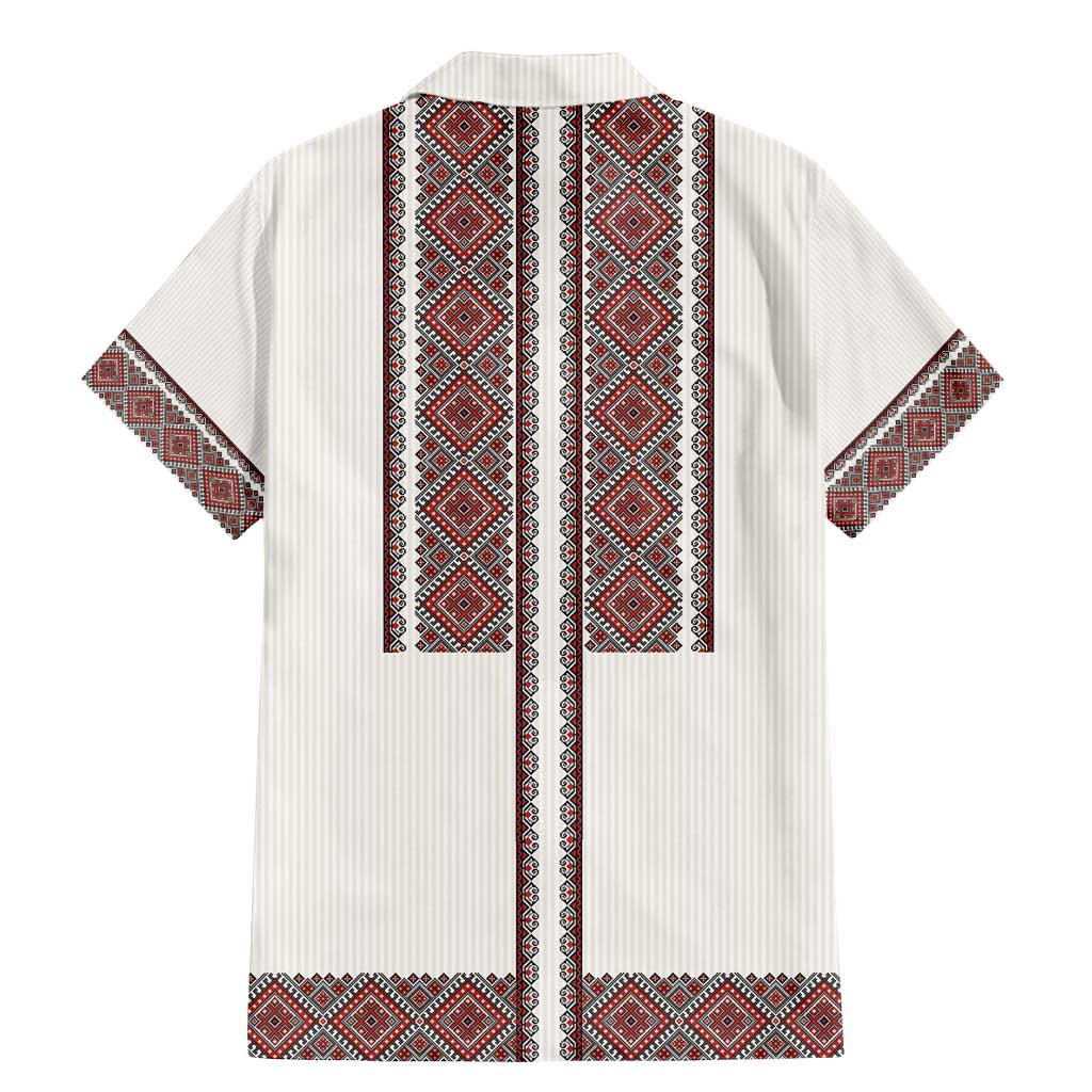 Ukraine Vyshyvanka Day Family Matching Mermaid Dress and Hawaiian Shirt Ukrainian Folk Seamless