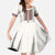 Ukraine Vyshyvanka Day Kid Short Sleeve Dress Ukrainian Folk Seamless