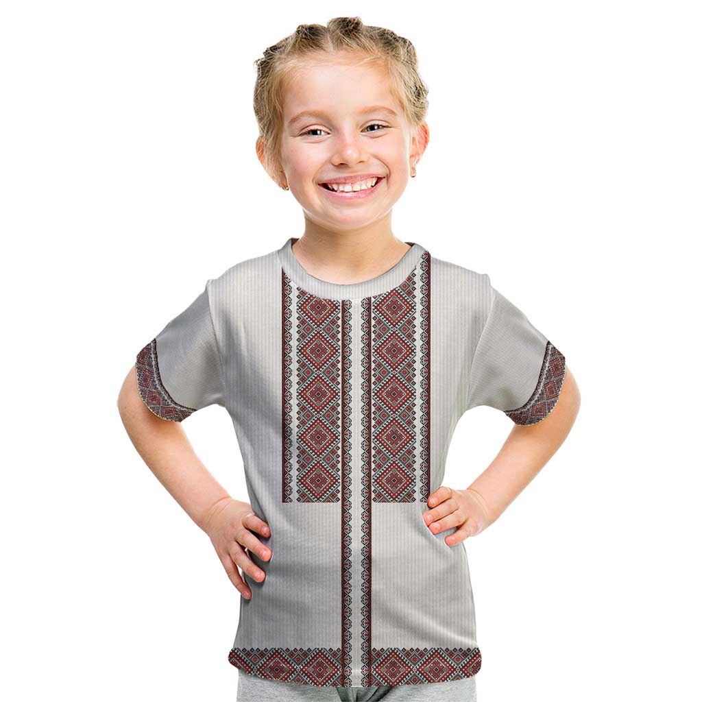 Ukraine Vyshyvanka Day Kid T Shirt Ukrainian Folk Seamless