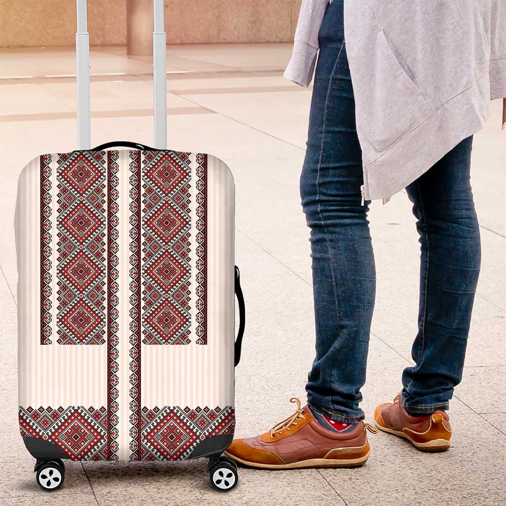 Ukraine Vyshyvanka Day Luggage Cover Ukrainian Folk Seamless