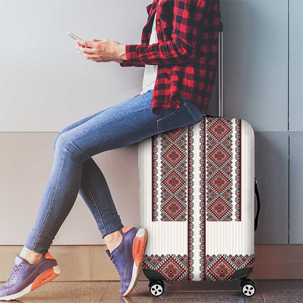 Ukraine Vyshyvanka Day Luggage Cover Ukrainian Folk Seamless