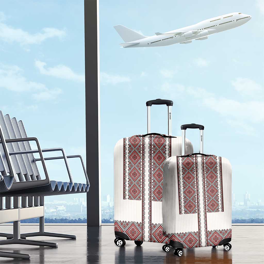 Ukraine Vyshyvanka Day Luggage Cover Ukrainian Folk Seamless