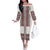Ukraine Vyshyvanka Day Off The Shoulder Long Sleeve Dress Ukrainian Folk Seamless