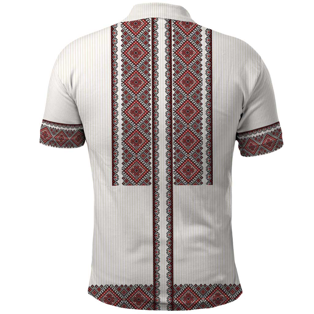 Ukraine Vyshyvanka Day Polo Shirt Ukrainian Folk Seamless
