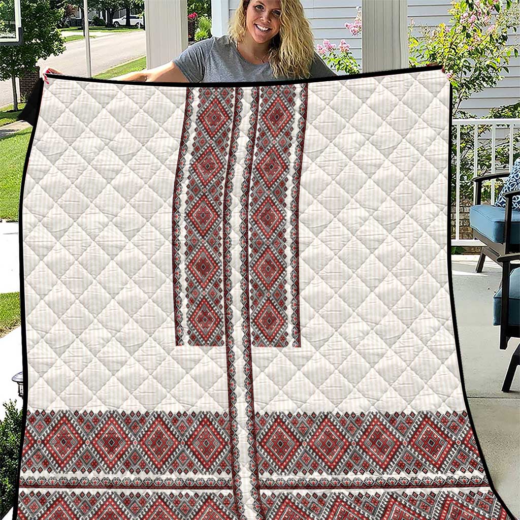 Ukraine Vyshyvanka Day Quilt Ukrainian Folk Seamless
