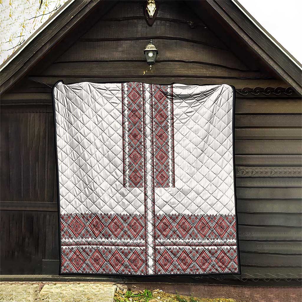 Ukraine Vyshyvanka Day Quilt Ukrainian Folk Seamless