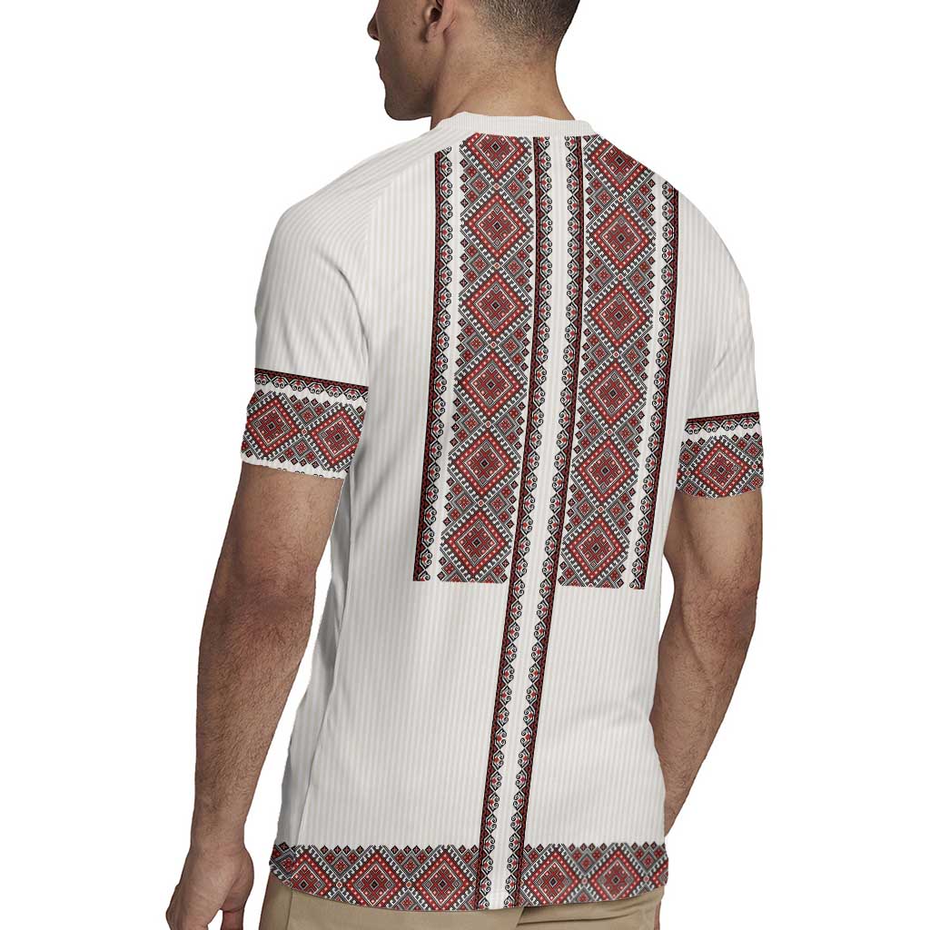 Ukraine Vyshyvanka Day Rugby Jersey Ukrainian Folk Seamless
