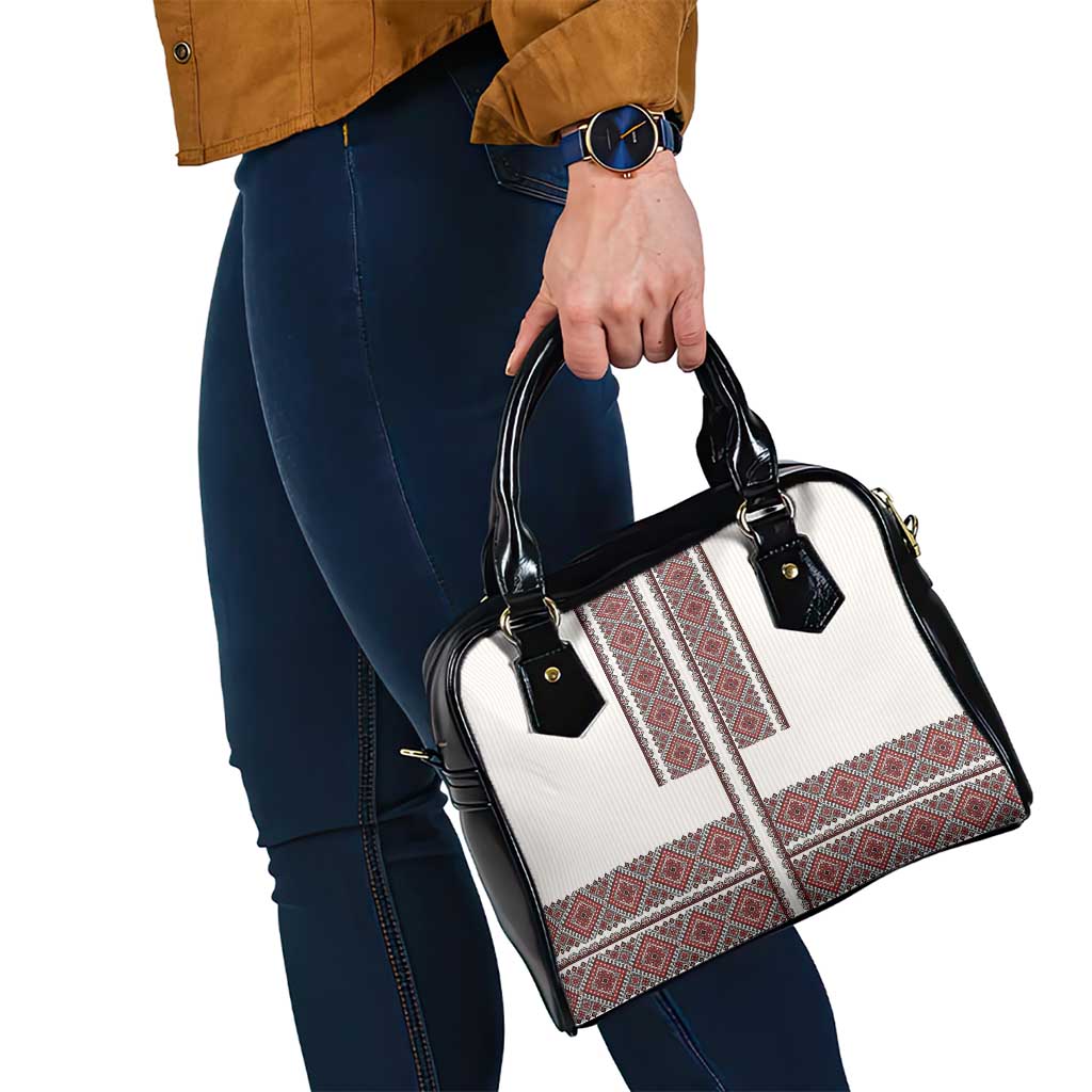 Ukraine Vyshyvanka Day Shoulder Handbag Ukrainian Folk Seamless