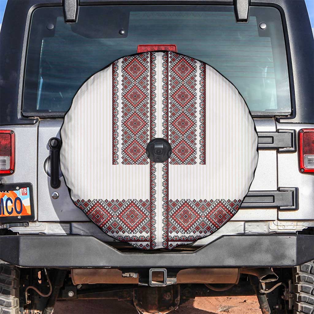 Ukraine Vyshyvanka Day Spare Tire Cover Ukrainian Folk Seamless