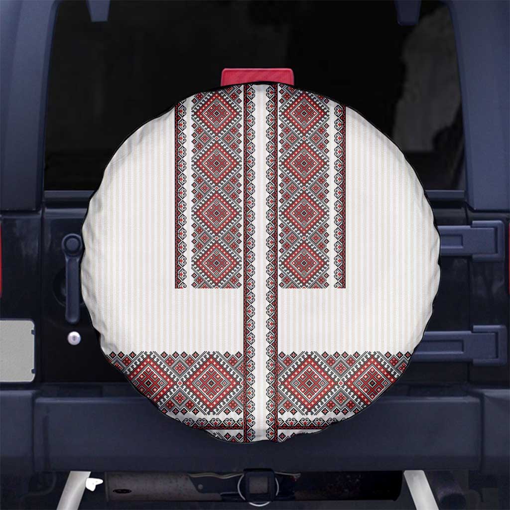 Ukraine Vyshyvanka Day Spare Tire Cover Ukrainian Folk Seamless