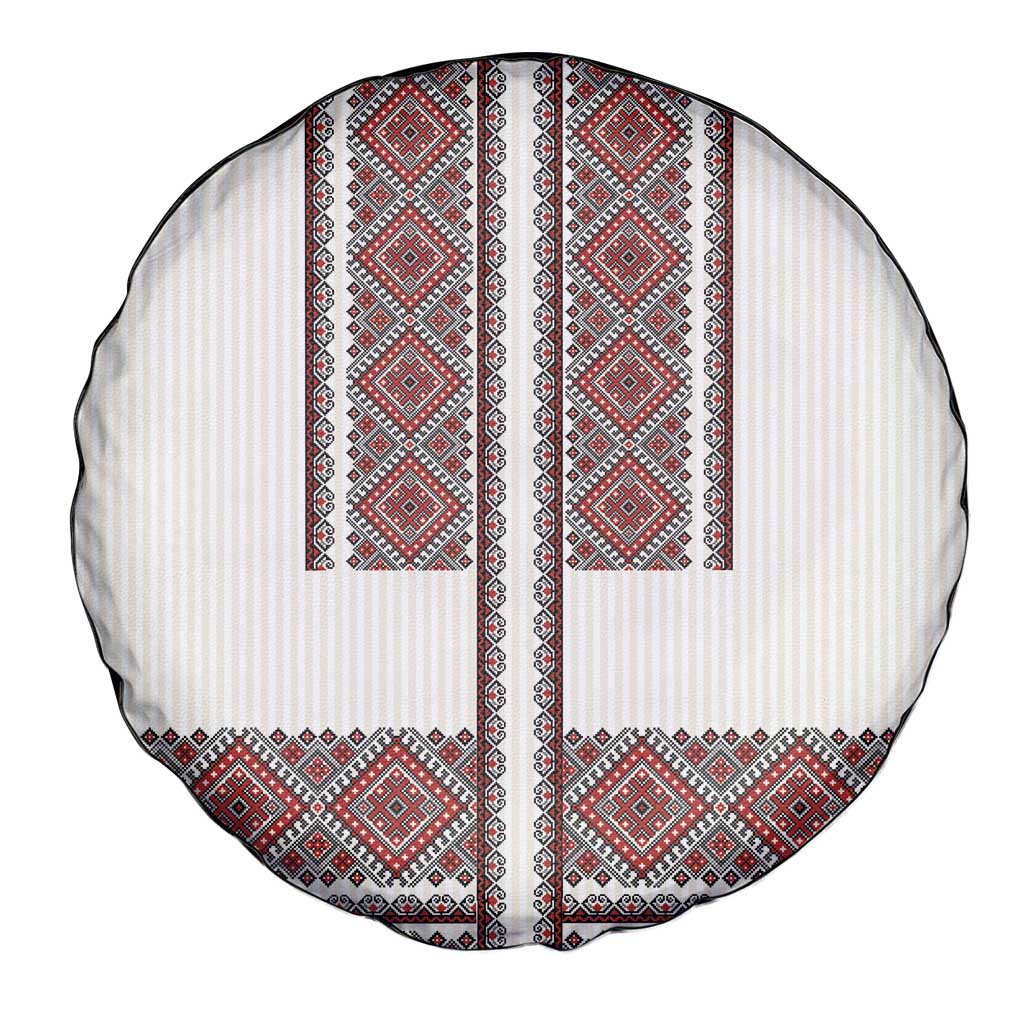 Ukraine Vyshyvanka Day Spare Tire Cover Ukrainian Folk Seamless
