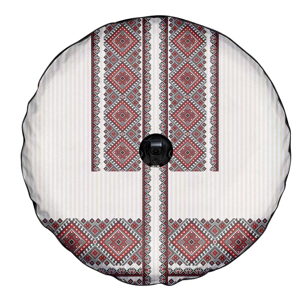 Ukraine Vyshyvanka Day Spare Tire Cover Ukrainian Folk Seamless