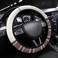 Ukraine Vyshyvanka Day Steering Wheel Cover Ukrainian Folk Seamless