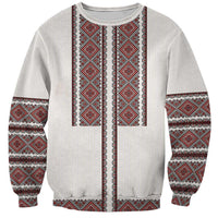Ukraine Vyshyvanka Day Sweatshirt Ukrainian Folk Seamless