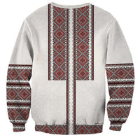 Ukraine Vyshyvanka Day Sweatshirt Ukrainian Folk Seamless