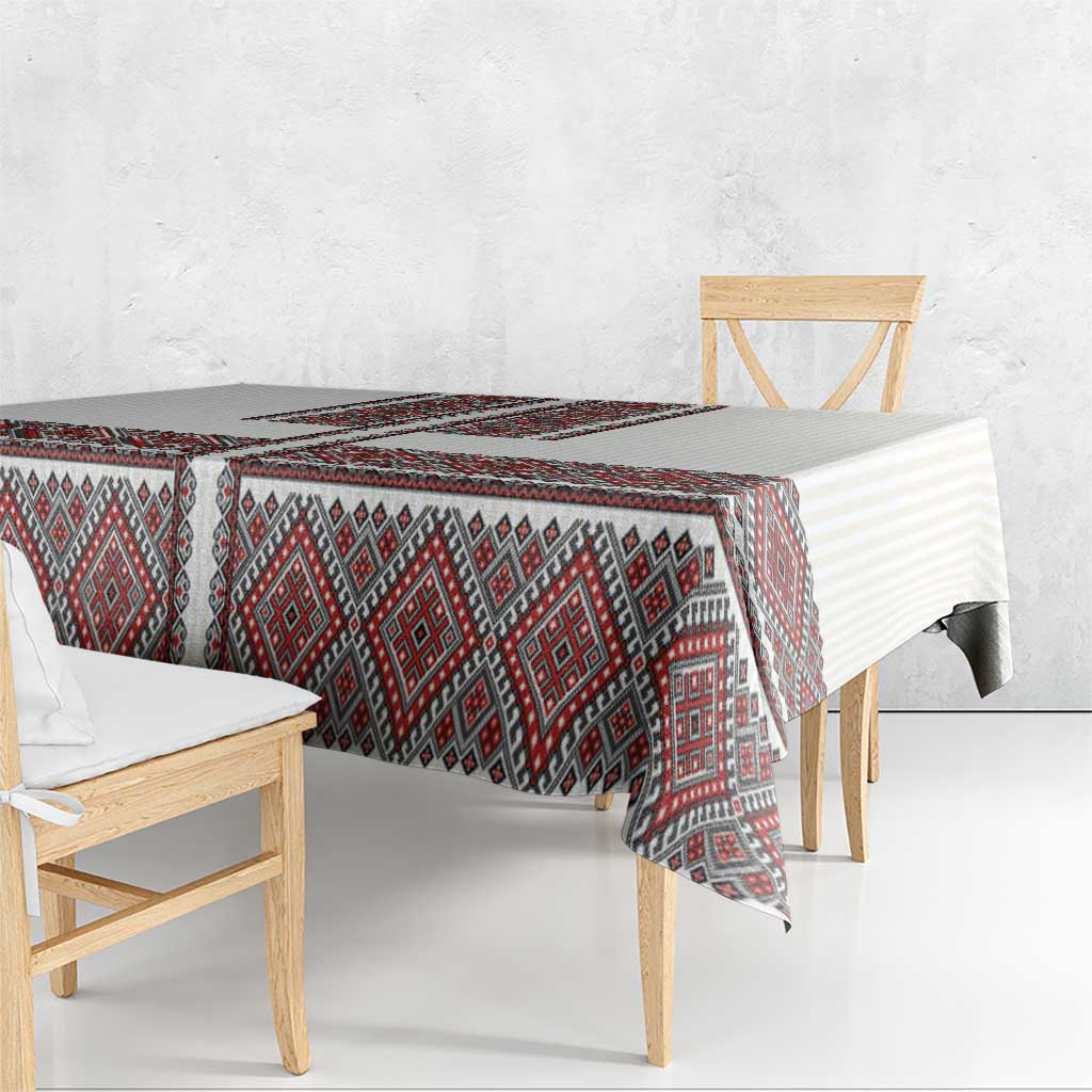 Ukraine Vyshyvanka Day Tablecloth Ukrainian Folk Seamless