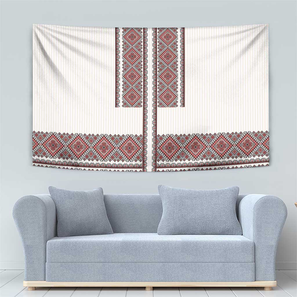 Ukraine Vyshyvanka Day Tapestry Ukrainian Folk Seamless