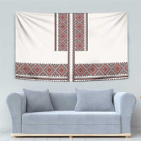 Ukraine Vyshyvanka Day Tapestry Ukrainian Folk Seamless