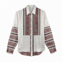 Ukraine Vyshyvanka Day Women Casual Shirt Ukrainian Folk Seamless