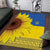 Ukraine National Flag Day Area Rug 23 August with Sunflower