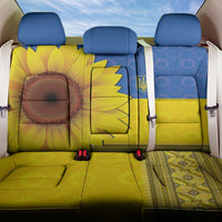 Ukraine National Flag Day Back Car Seat Cover 23 August with Sunflower