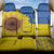 Ukraine National Flag Day Back Car Seat Cover 23 August with Sunflower