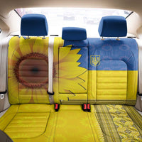 Ukraine National Flag Day Back Car Seat Cover 23 August with Sunflower
