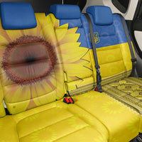 Ukraine National Flag Day Back Car Seat Cover 23 August with Sunflower