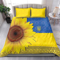 Ukraine National Flag Day Bedding Set 23 August with Sunflower