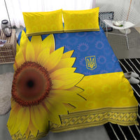 Ukraine National Flag Day Bedding Set 23 August with Sunflower