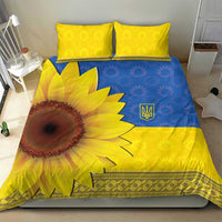 Ukraine National Flag Day Bedding Set 23 August with Sunflower