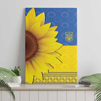 Ukraine National Flag Day Canvas Wall Art 23 August with Sunflower