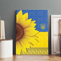 Ukraine National Flag Day Canvas Wall Art 23 August with Sunflower