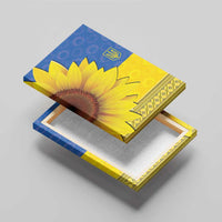 Ukraine National Flag Day Canvas Wall Art 23 August with Sunflower