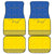 Ukraine National Flag Day Car Mats 23 August with Sunflower