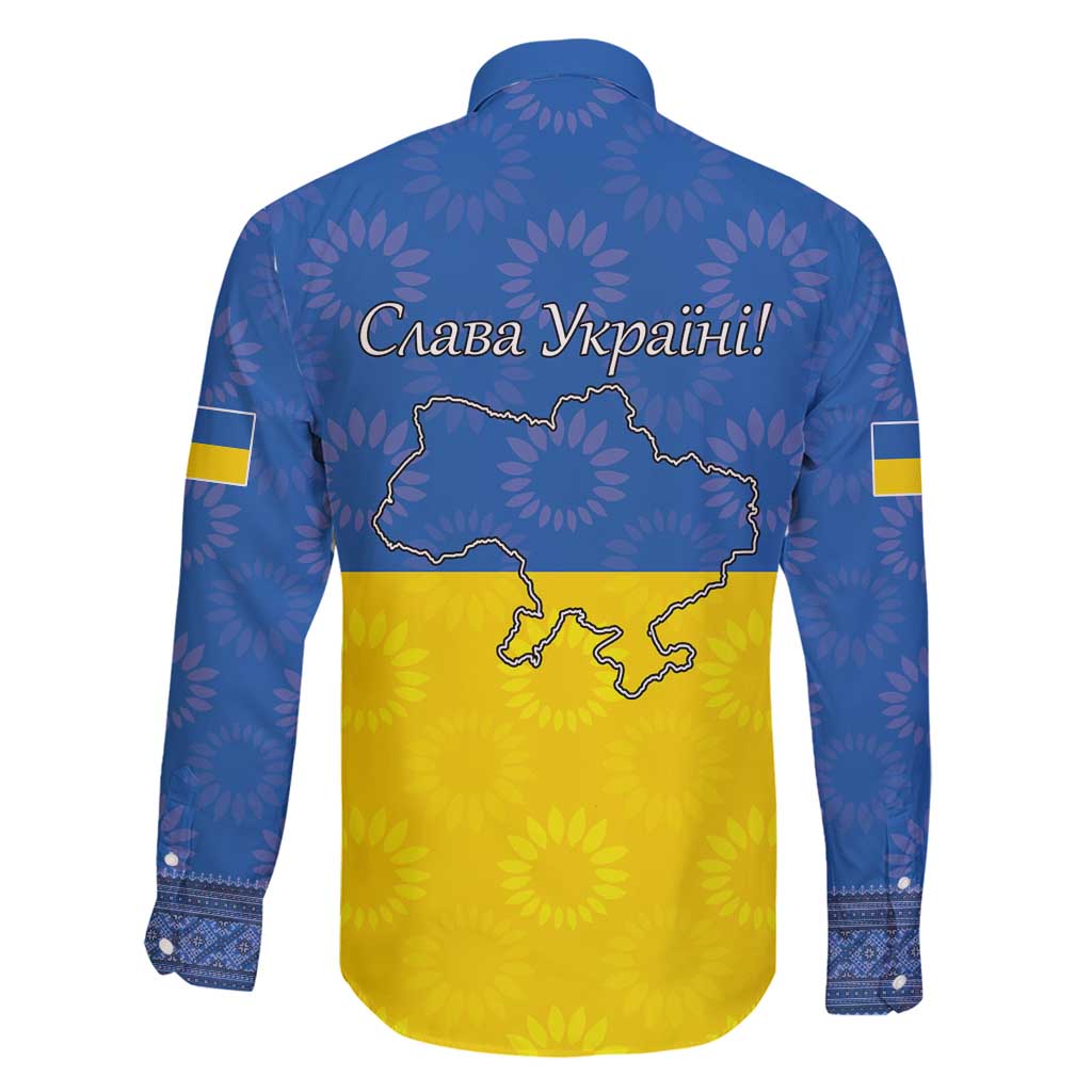 Ukraine National Flag Day Family Matching Long Sleeve Bodycon Dress and Hawaiian Shirt 23 August with Sunflower