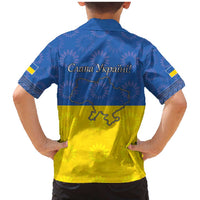 Ukraine National Flag Day Family Matching Mermaid Dress and Hawaiian Shirt 23 August with Sunflower