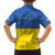 Ukraine National Flag Day Family Matching Short Sleeve Bodycon Dress and Hawaiian Shirt 23 August with Sunflower