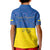 Ukraine National Flag Day Kid Polo Shirt 23 August with Sunflower
