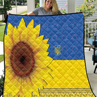 Ukraine National Flag Day Quilt 23 August with Sunflower