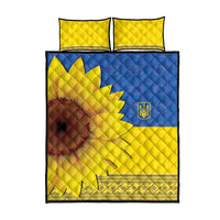 Ukraine National Flag Day Quilt Bed Set 23 August with Sunflower