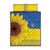 Ukraine National Flag Day Quilt Bed Set 23 August with Sunflower